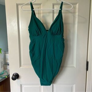 Cupshe Teal One Piece Swimsuit